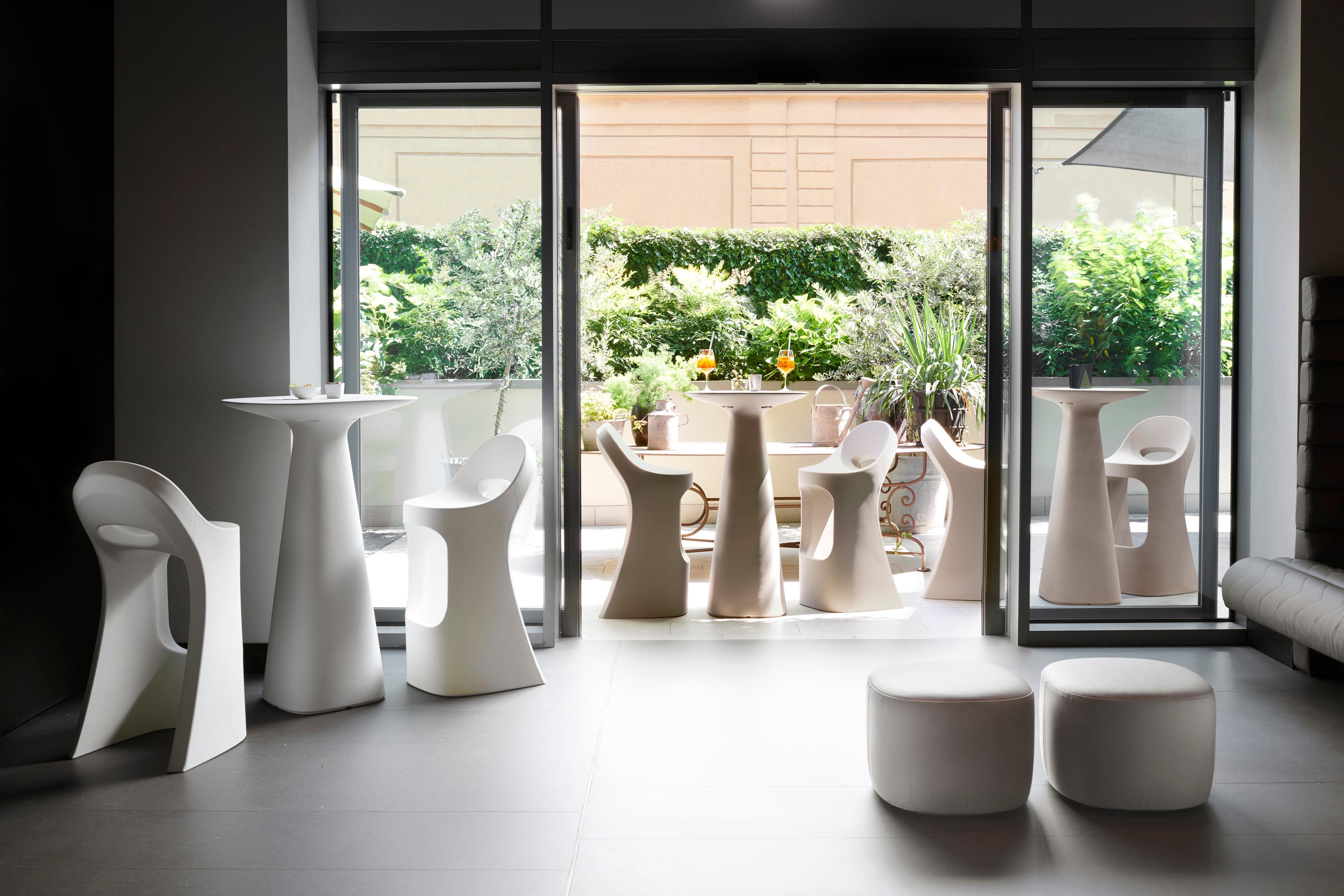 Tabouret haut assis Amélie noir de jais par Italo Pertichini en vente 10