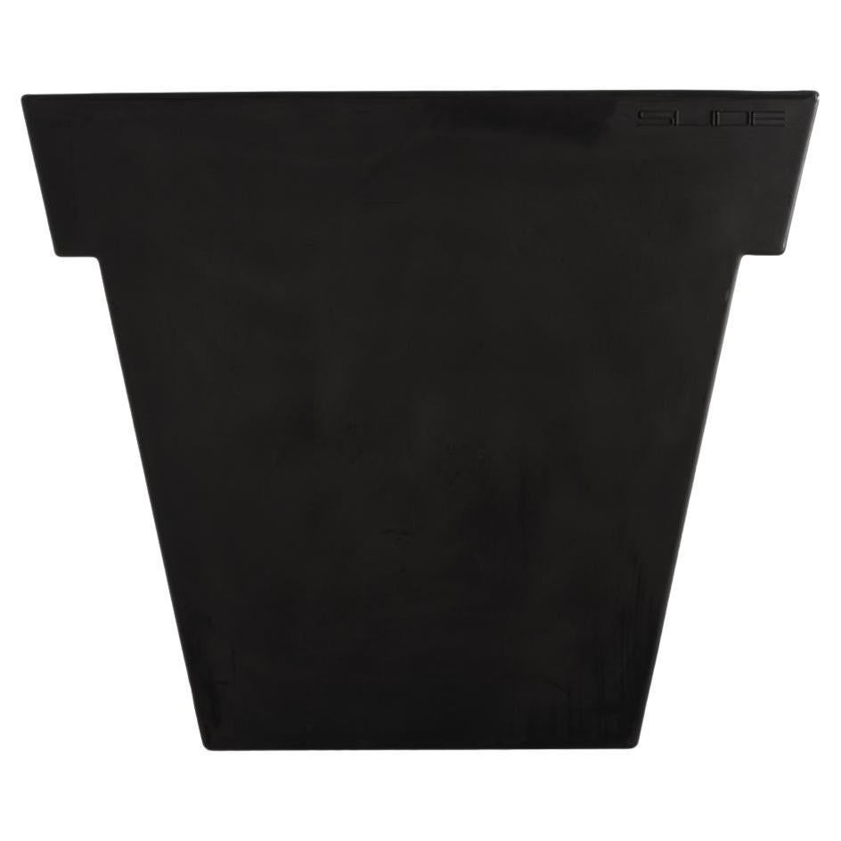 Jet Black Il Vaso Large Pot by Giò Colonna Romano