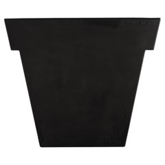 Jet Black Il Vaso Large Pot by Giò Colonna Romano