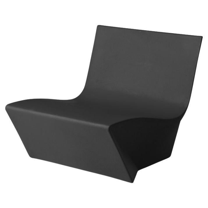 Jet Black Kami Ichi Low Chair by Marc Sadler For Sale