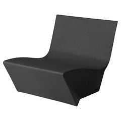 Jet Black Kami Ichi Low Chair by Marc Sadler