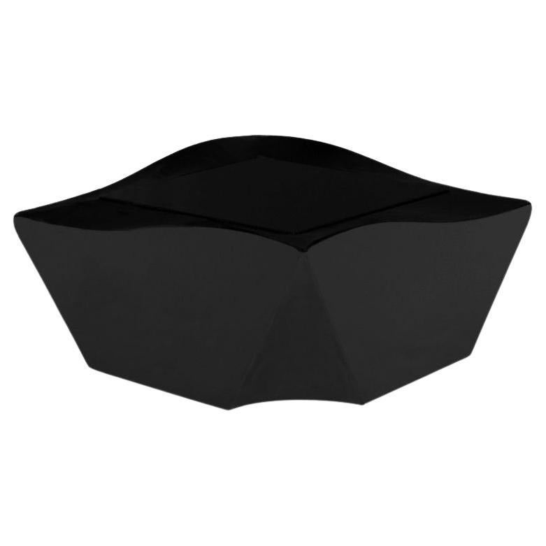 Jet Black Kami Ni Coffee Table by Marc Sadler
