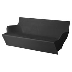 Jet Black Kami Yon Sofa by Marc Sadler