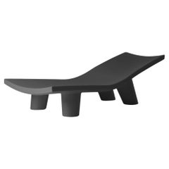 Jet Schwarze niedrige Lita Lounge Chaiselongue Longue von otto Studio