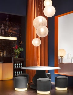 Pouf Mara Jet Black di Lorenza Bozzoli