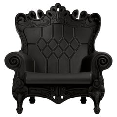 Jet Black Queen Of Love Armchair by Moro, Pigatti