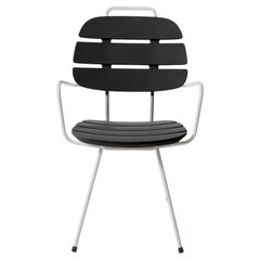 Jet Black Ribs Chair by OTTO Studio