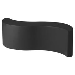 Panchina Jet Black Wave di Giò Colonna Romano