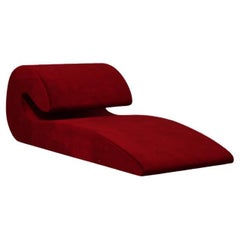 Jet Lag Chair Sculptural Modular Chaise Longue Contemporary 'Red'