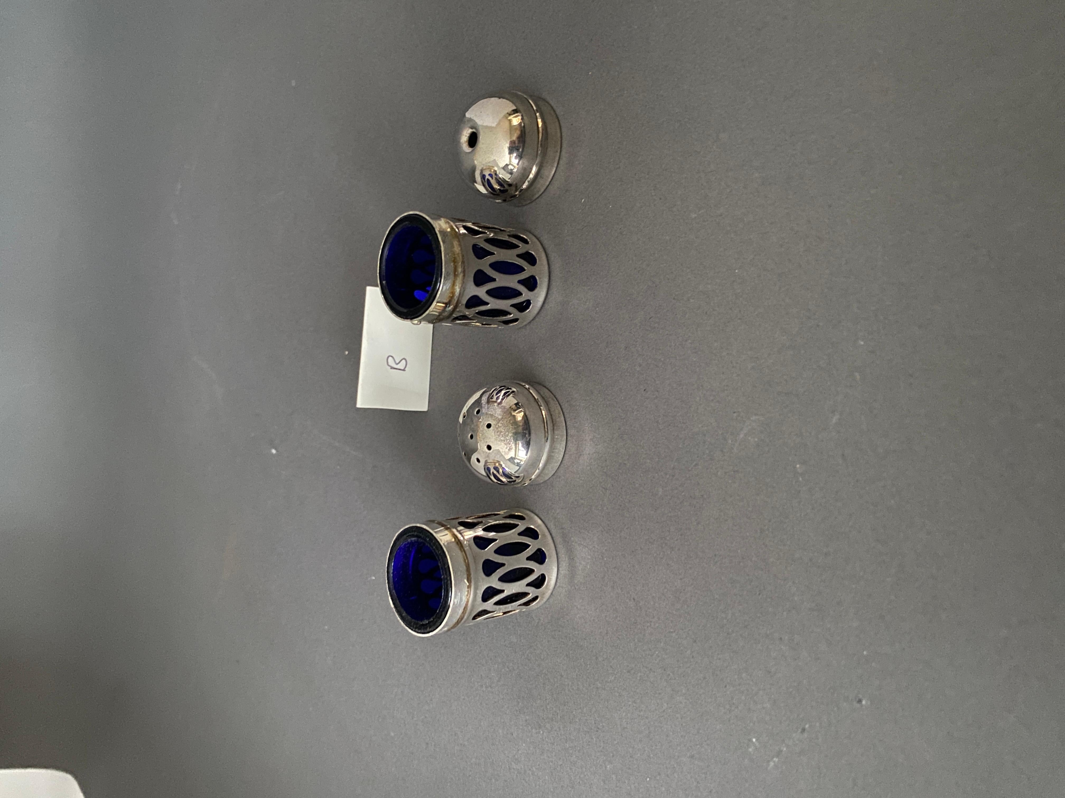 Plaqué Jet Plane Novelty Cruet set 1950s [B]. en vente
