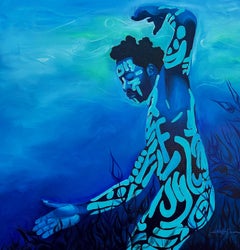 One With The Tide 1 - 21st Century, Figurative, African, Dance, Body Writing