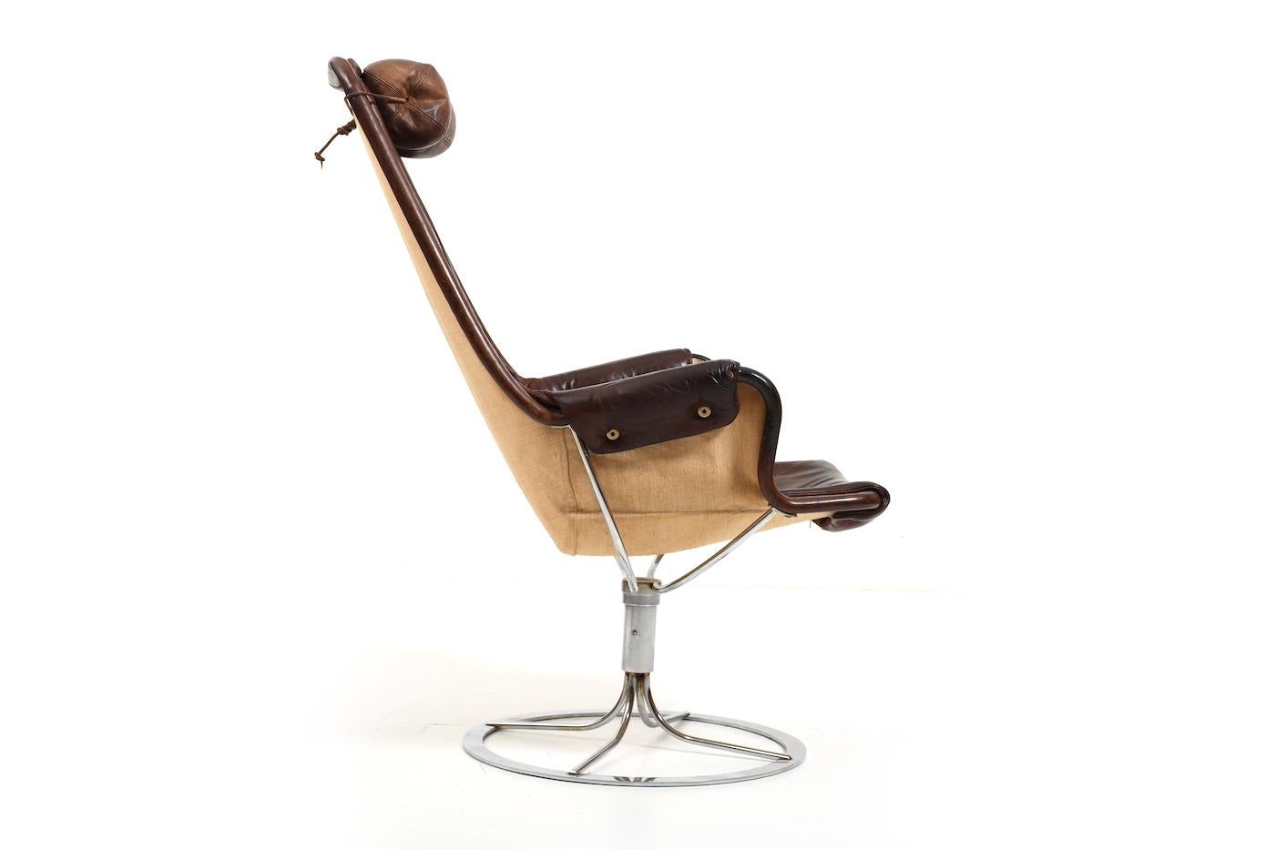 Scandinavian Modern Jetson Chair by Bruno Mathsson for Dux Sweden 1969