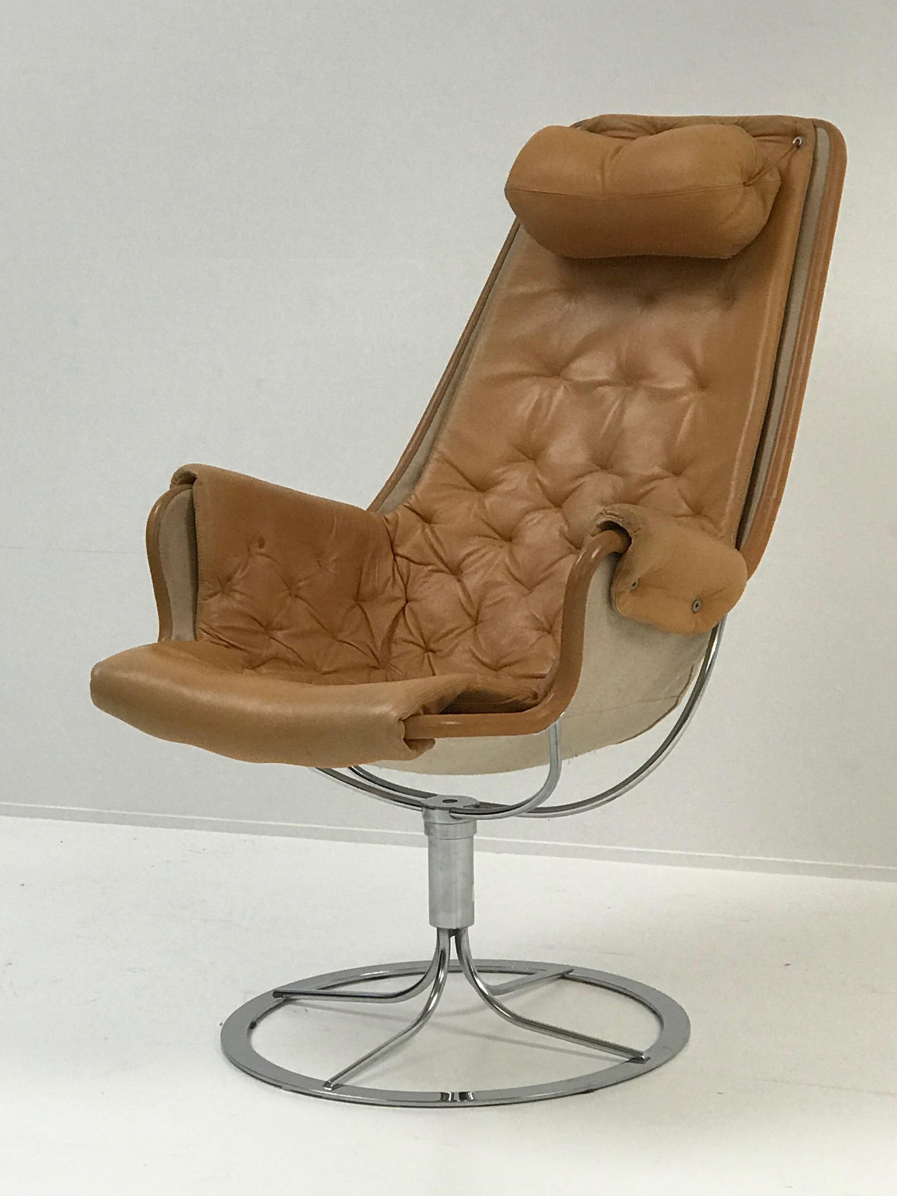 Patinated Jetson Chair by Bruno Matthson, 1969