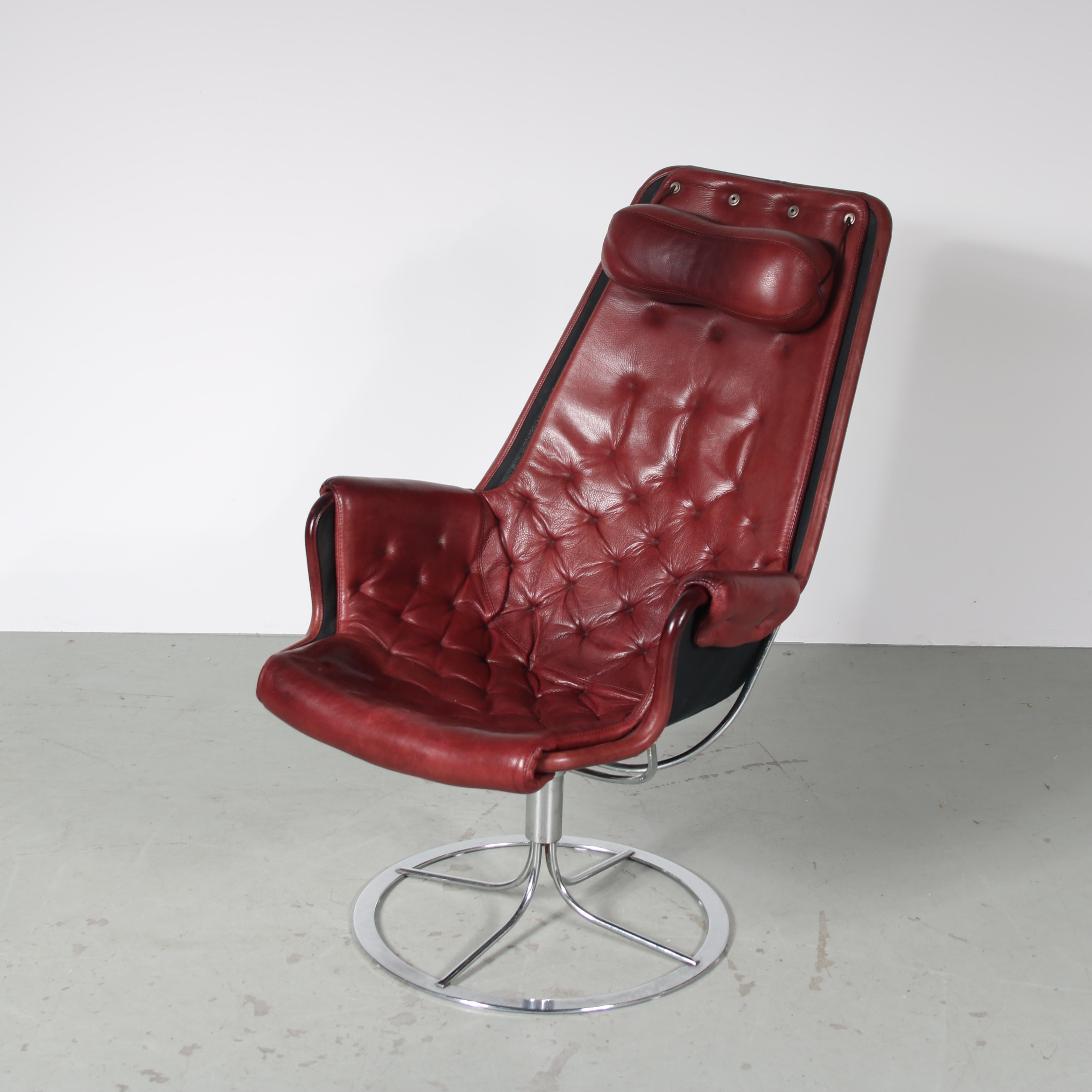 “Jetson” Lounge chair by Bruno Mathsson for DUX, Sweden, 1960 In Good Condition For Sale In Amsterdam, NL