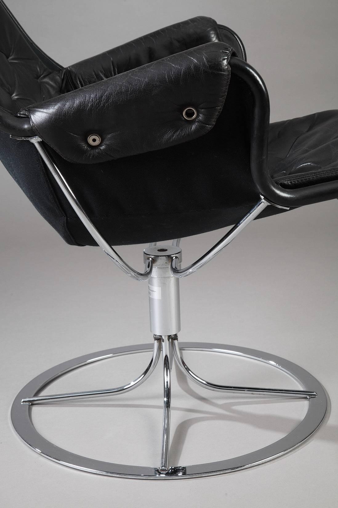 Jetson Swivel Armchair by Bruno Mathsson and DUX 1