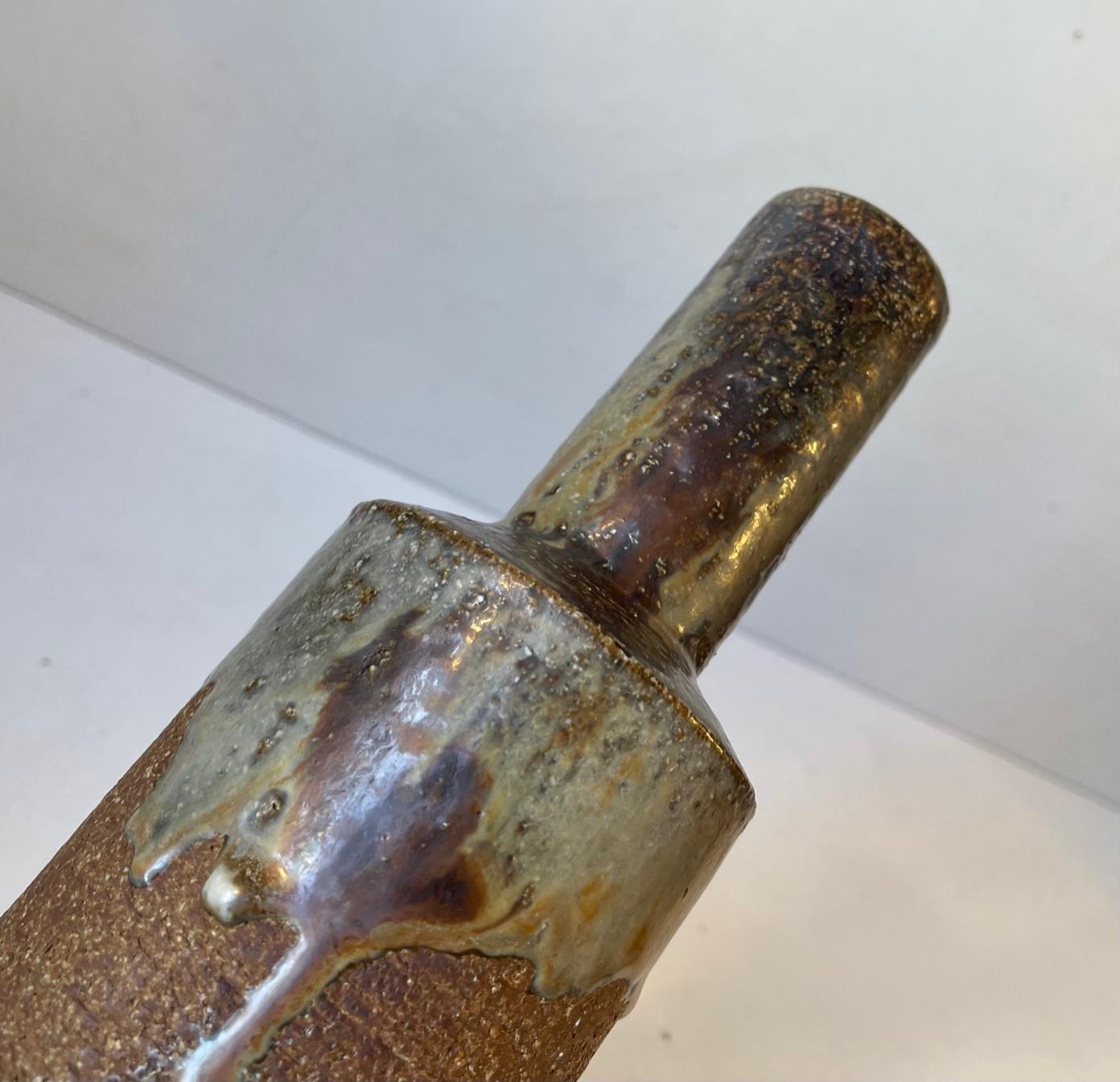 Danese Jette Hellerøe Vaso astratto in gres per. Axella Design anni '70 in vendita
