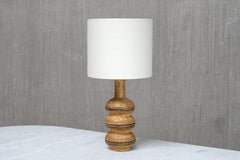 Jette Hellerøe Ceramic Table Lamp, Axella Keramik, Denmark, 1970s