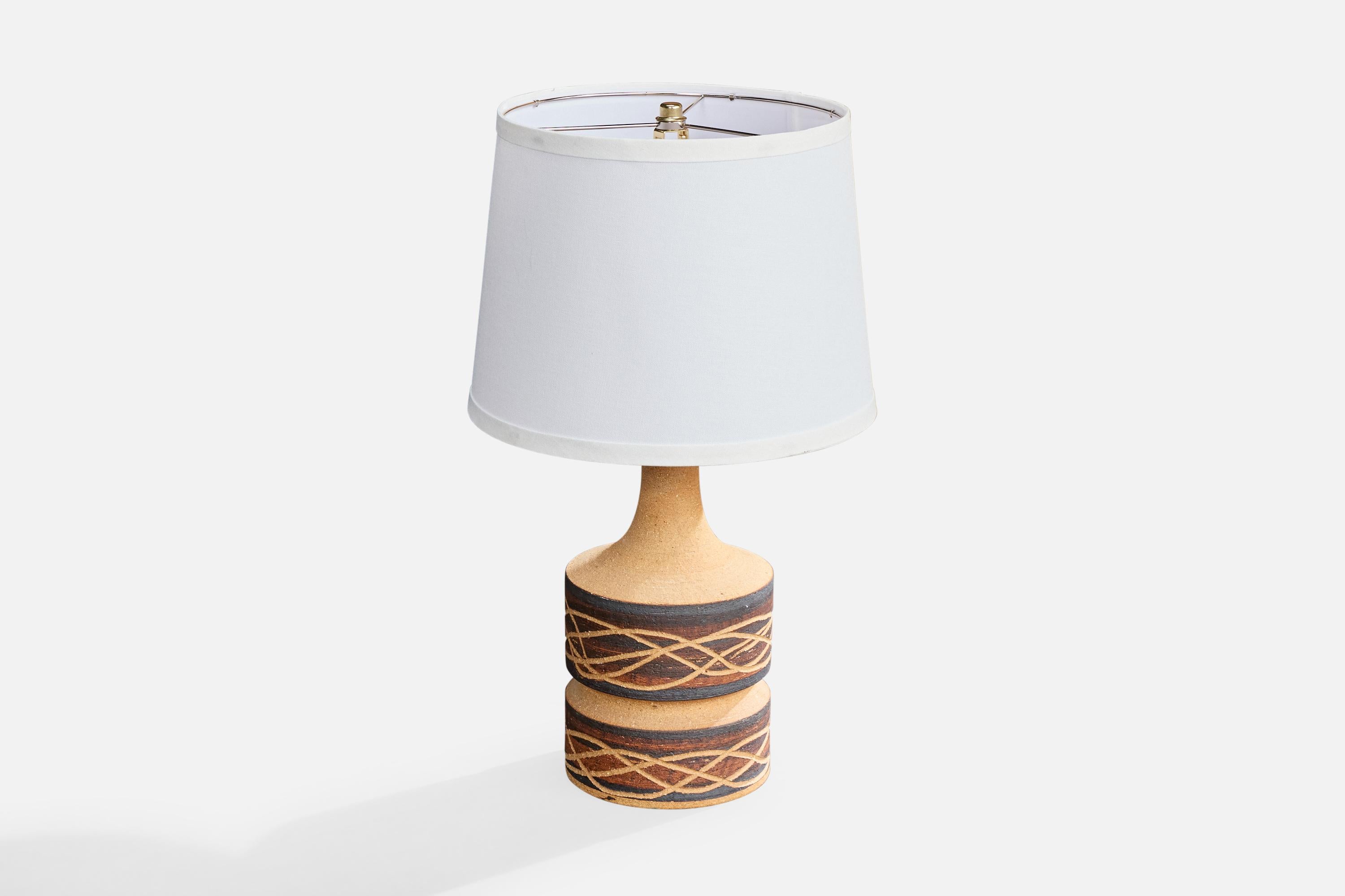 Mid-Century Modern Jette Hellerøe, lampe de table, céramique, Danemark, années 1960 en vente