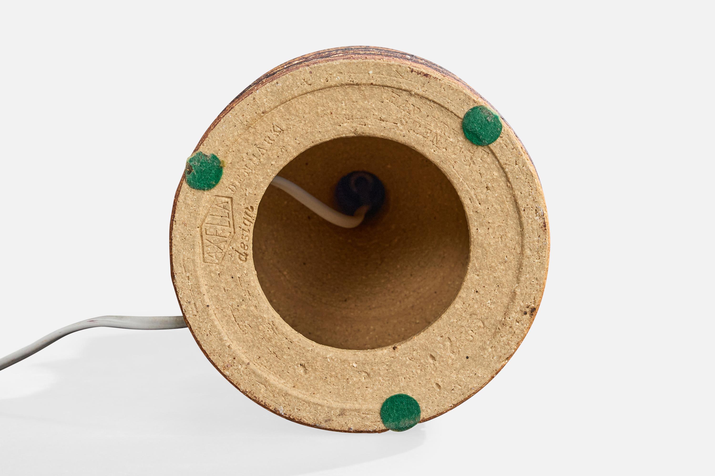 Jette Hellerøe, Lámpara de sobremesa, Cerámica, Dinamarca, Década de 1960 en venta 1