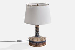 Jette Hellerøe, Table Lamp, Ceramic, Denmark, 1970s