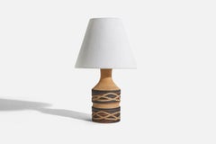 Jette Hellerøe, Table Lamp, Glazed Stoneware, Denmark, 1960s