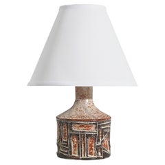 Jette Hellerøe, Table Lamp, Stoneware, Denmark, 1960s
