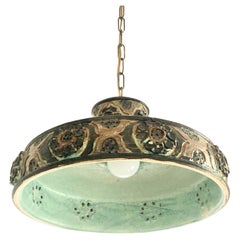 Jette Helleroe Danish Ceramic Pendant