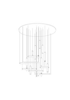Jeu De Lumiere Small ( H100cm x D80cm Approx )