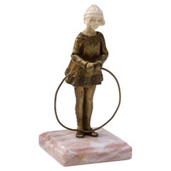 "Jeune fille au cerceau" by Suzanne Bertrand