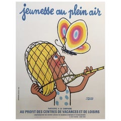 'Jeunesse au Plein Air', by V. Morvan & L. Kouper Original Vinage French Poster