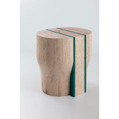 Jeunesse Green Stool by Secondome Edizioni and Studio F
