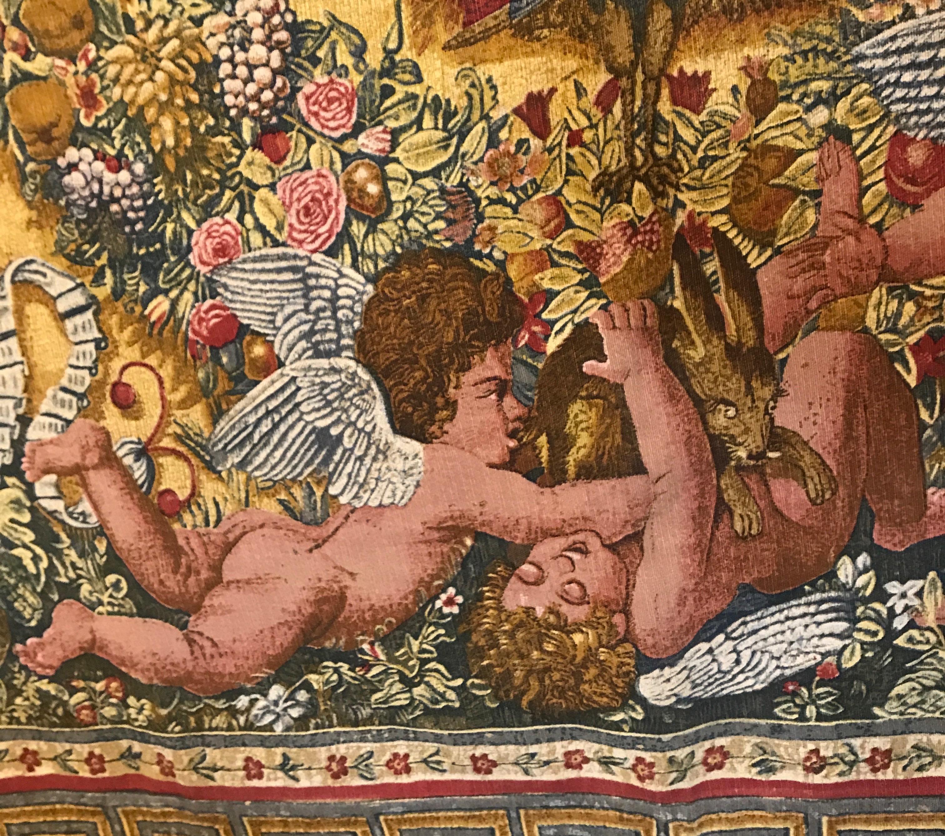 Jeux d' enfants French Tapestry For Sale 2