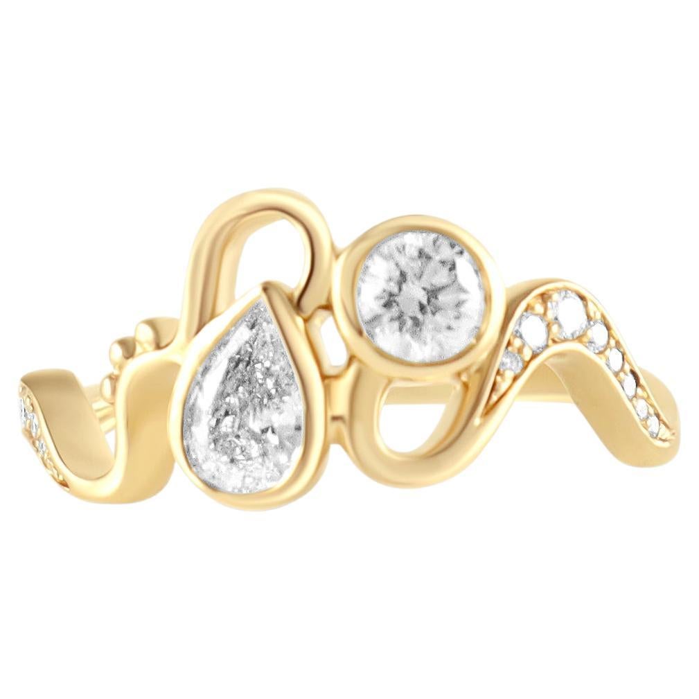 For Sale:  Jevela Gigi Toi et Moi Diamond Ring