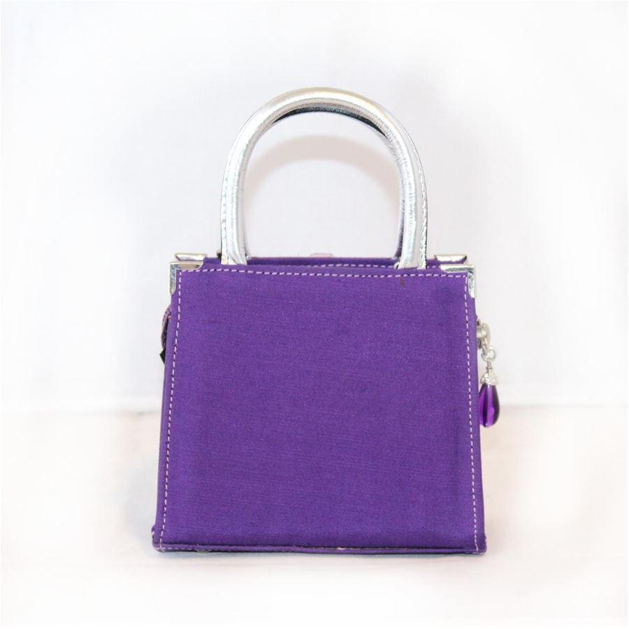 Purple Carlo Zini Jewel bag size Unique For Sale