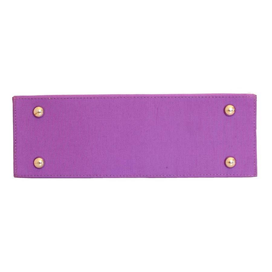 Purple Carlo Zini Jewel bag size Unique For Sale