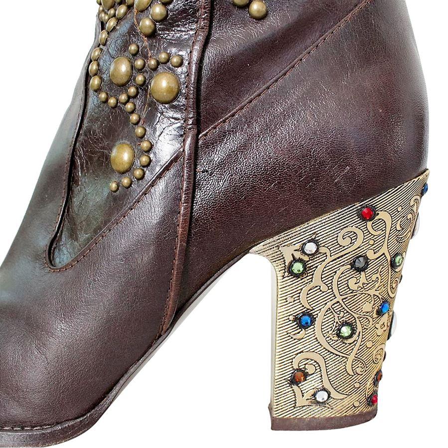 Le Silla Jewel boots size 38 In Excellent Condition For Sale In Gazzaniga (BG), IT