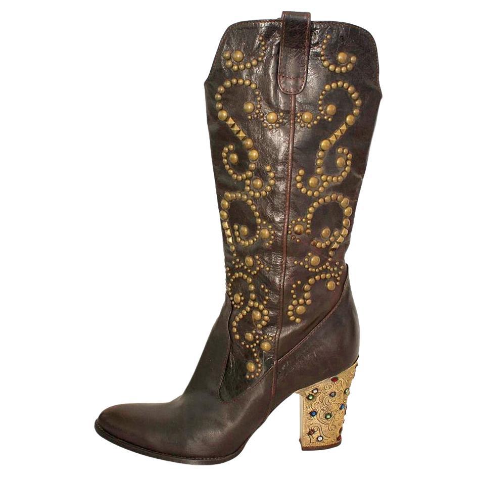 Le Silla Jewel boots size 38 For Sale