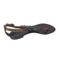Giuseppe Zanotti Juwel Flip-flops Gre 36 1/2