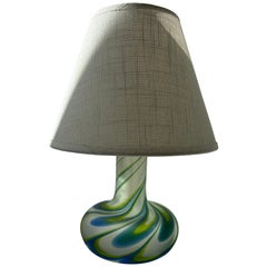 Lampe de table en verre "Jewell" par Göran Wärff pour Kosta, Suède - Signée