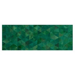 Jewel Green Customizable Trilogia Cowhide Runner Medium