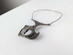 Jewel Necklace Sculpture Vintage Design, Denmark, 1970s