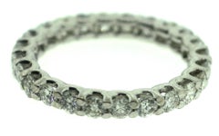 Jewel Of Ocean Platinum Diamond Wedding Band