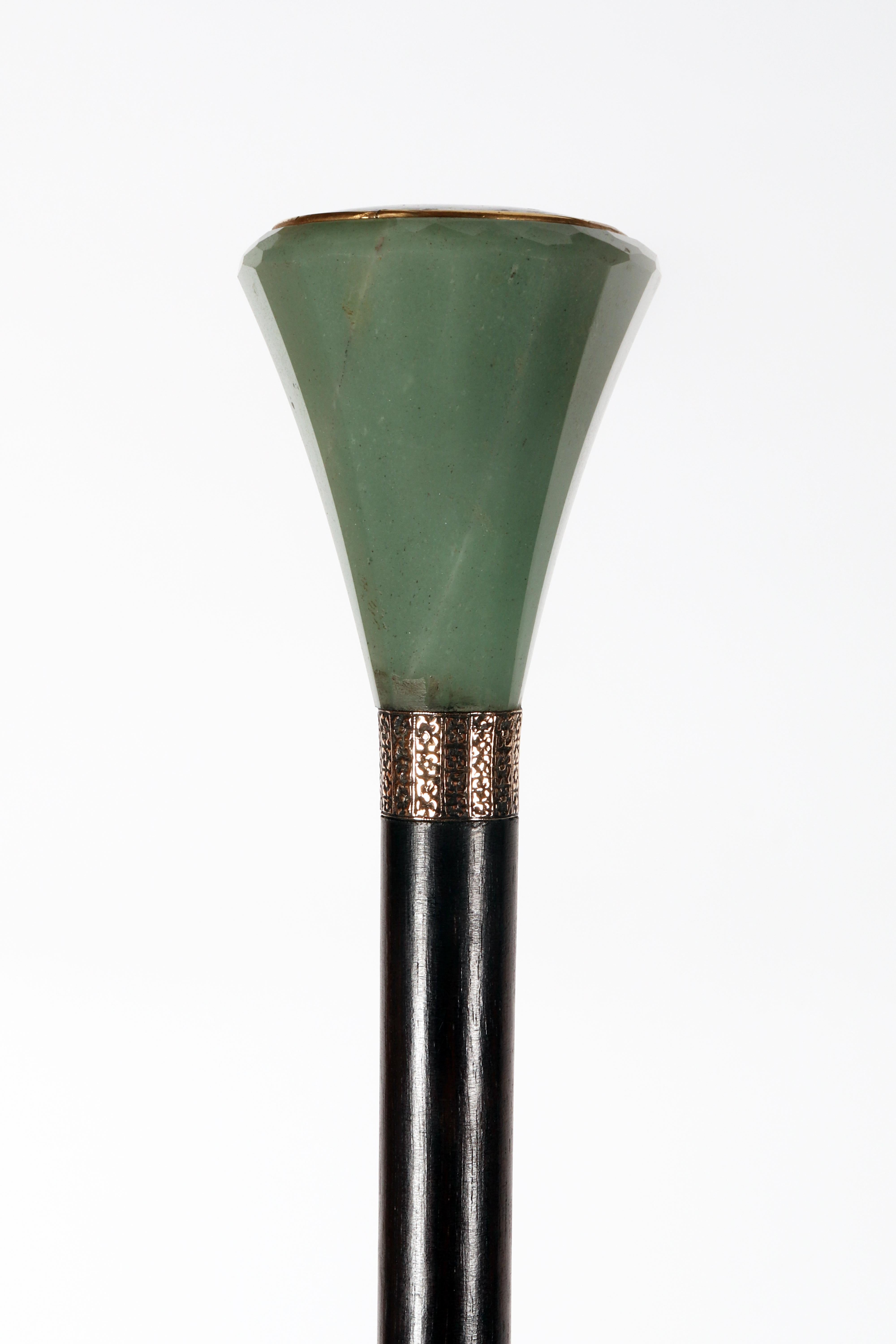 Jewel pietradura walking stick depicting the rape of Europa, France 1870. In Good Condition For Sale In Milan, IT