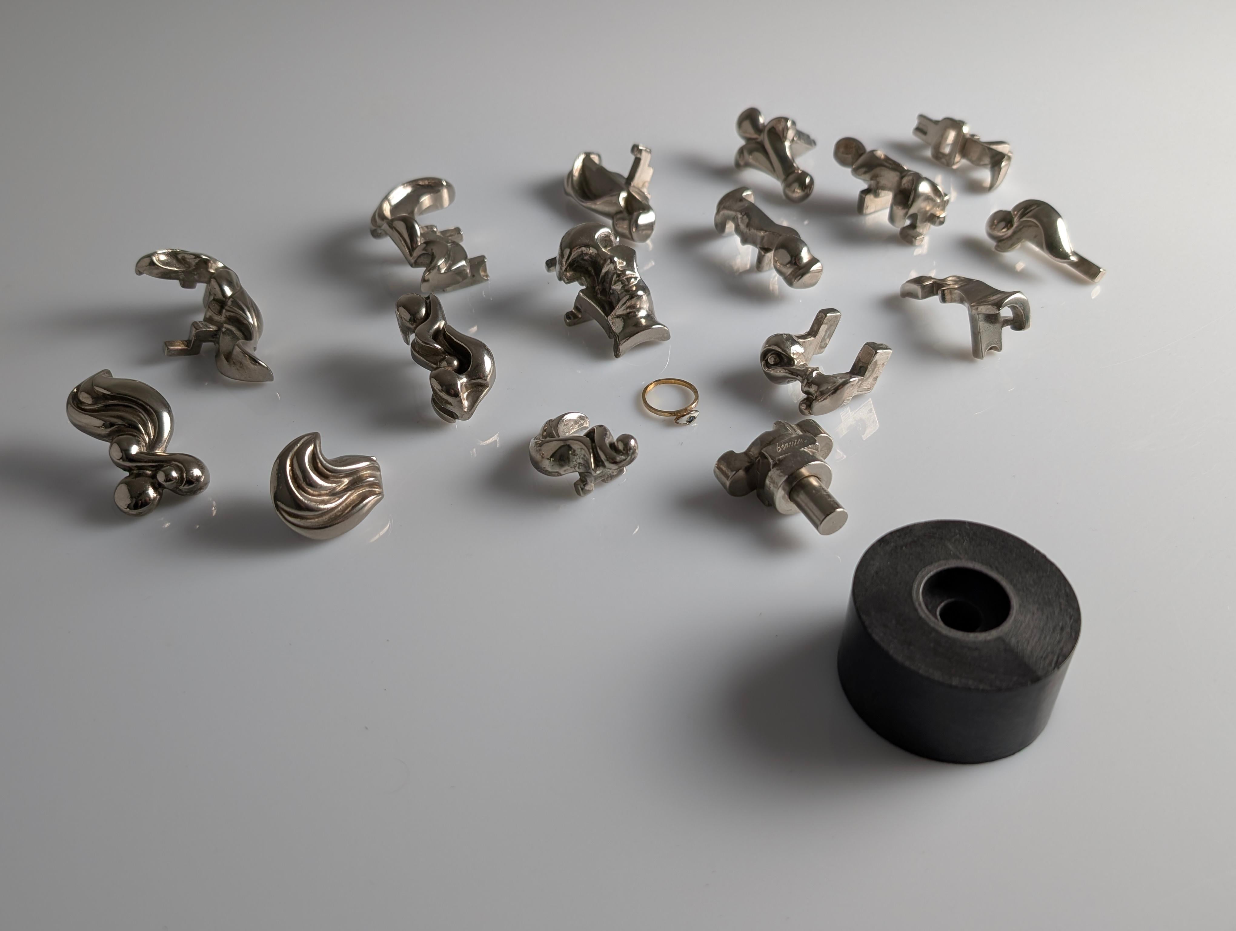 Scultura Jewell Puzzle di Miguel Berrocal, anni '60 In condizioni buone in vendita a Benalmadena, ES