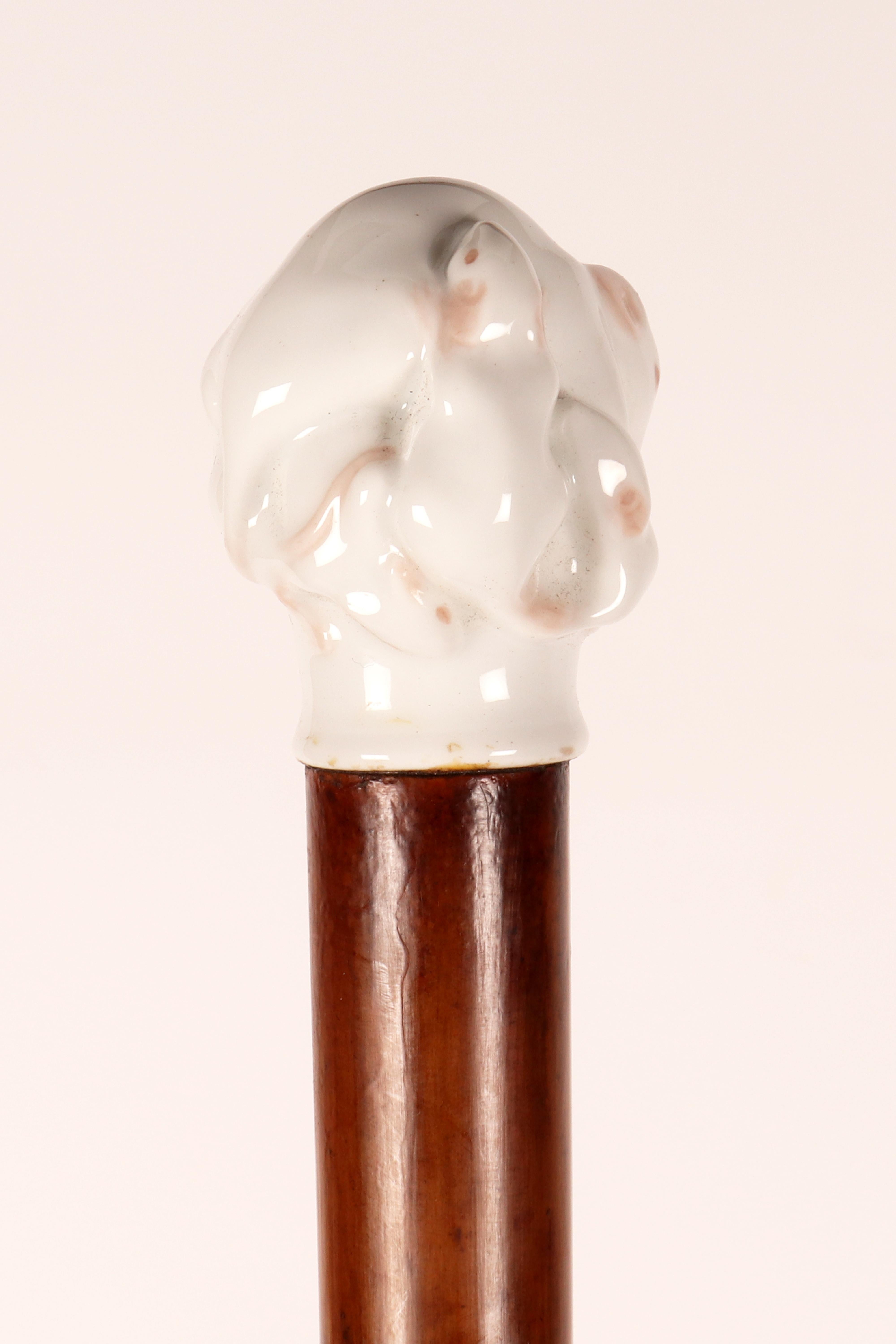 Canne en porcelaine de Jewell Royal Copenaghen. Danemark, fin du XIXe siècle. en vente 5