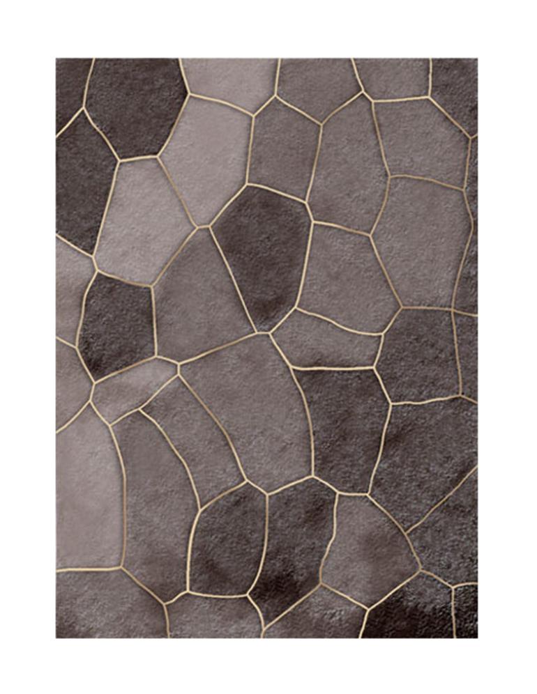 Art Deco Jewel Rug Hand-Tufted For Sale