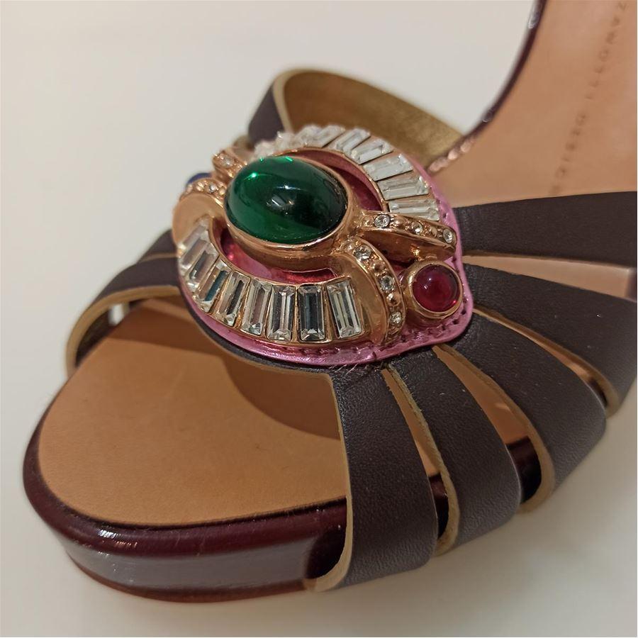 Giuseppe Zanotti Jewel sandal size 38 In Excellent Condition For Sale In Gazzaniga (BG), IT