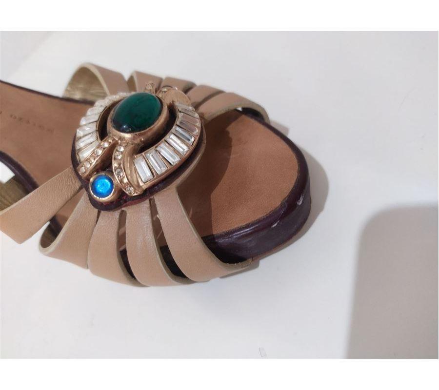 Giuseppe Zanotti Jewel sandal size 38 1/2 In Excellent Condition For Sale In Gazzaniga (BG), IT