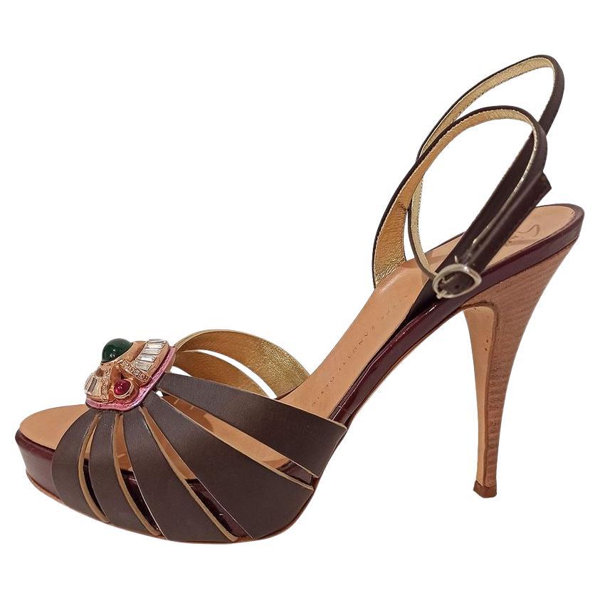 Giuseppe Zanotti Jewel sandal size 38 For Sale