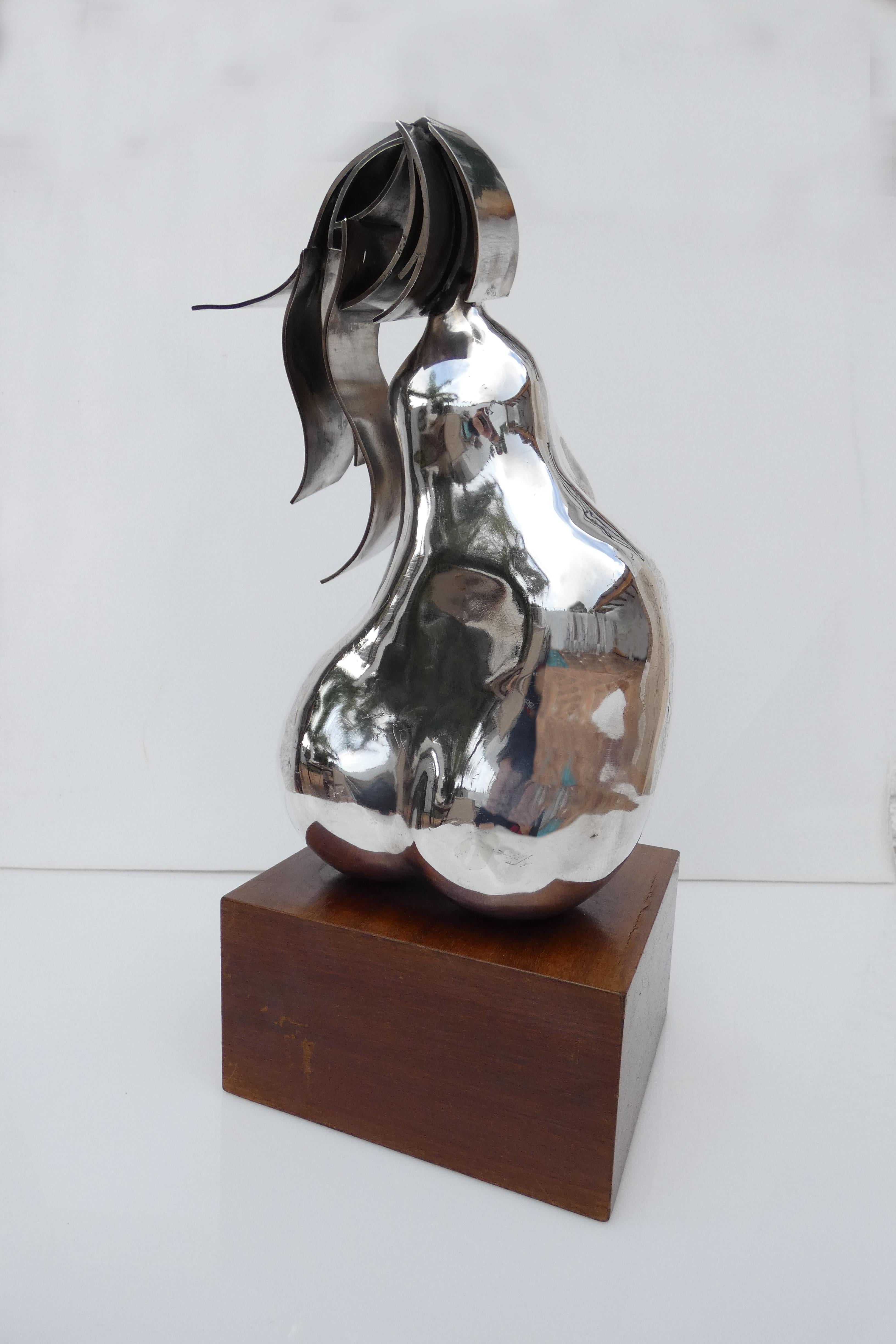 Bijoux, sculpture réalisée en argent pur par Pablo Fuster, 1970 Bon état - En vente à Benalmadena, ES